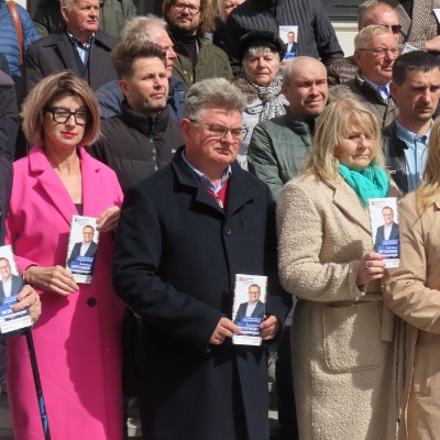 Konferencja prasowa Radosława Witkowskiego